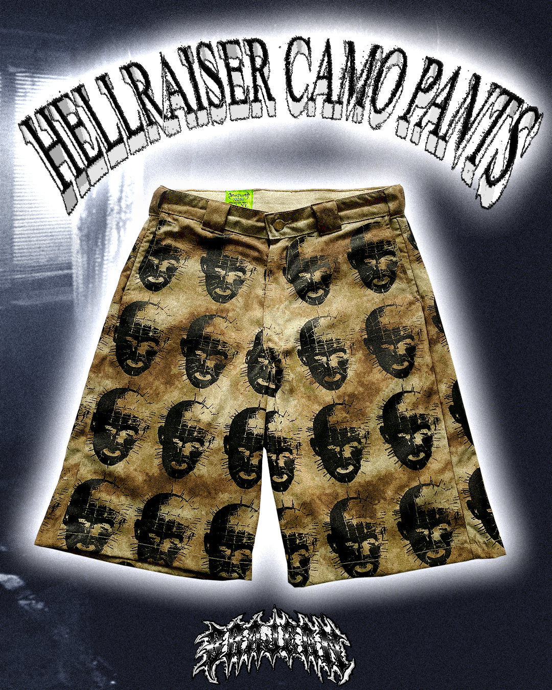 HELLRAISER CAMO SHORTS
