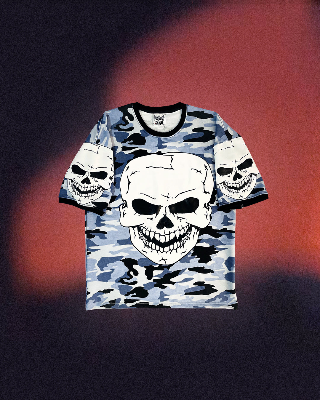 TRIPLE SKULL CAMO TEE