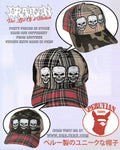 CAMO FLANNEL SKULL HAT